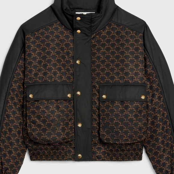 Celine | Jackets & Coats | Celine Monogram Print Nylon